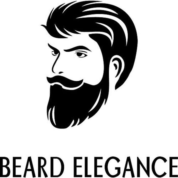 Ножиці для бороди BEARD ELEGANCE - Перукарські ножиці преміум-класу для ідеальної стрижки - Гострі та точні якісні ножиці для волосся на бороді та голові - Зроблено в Німеччині - 16 см (нагрудник для бороди)