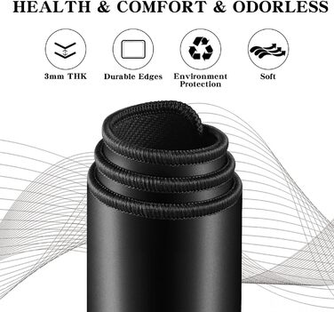 Килимок для миші ігровий RGB 900x400 мм XXL, вологостійкий, з підсвічуванням, чорний