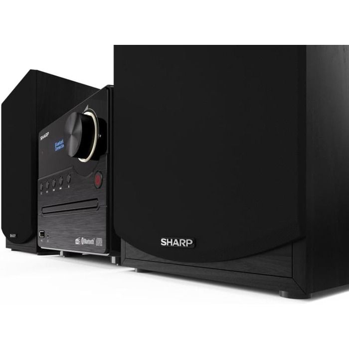 Компактна система SHARP XLB520D 40 Вт, DAB/FM, Bluetooth, чорний