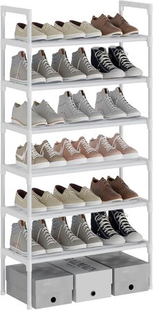 Рівнева полиця для взуття, 56 x 30 x 110 см, макс. 18 пар взуття, надміцна., 524 6-