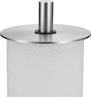 Тримач для паперових рушників WMF Depot вертикальний, 32 см, нержавіюча сталь Cromargan, з силіконовими ніжками, підходить для посудомийки