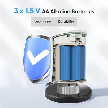 Розумний термостат для радіатора Salcar WiFi, сумісний з Alexa та Google Home, програмований, Tuya Smart, без шлюзу