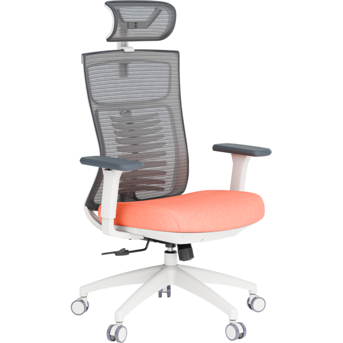 Крісло офісне OfficePro Balance OC550-W-DG-OR