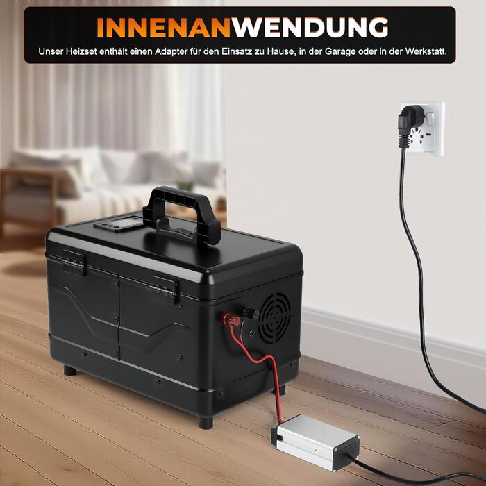 Дизельний автономний опалювач 8kW з пультом керування та додатком, 12V/24V для авто, RV, човнів, вантажівок, LCD-дисплеєм (в стилі ящику)