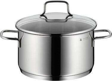 Набір каструль WMF Astoria 5 предметів для індукції з кришками Cromargan, нержавіюча сталь, полірована