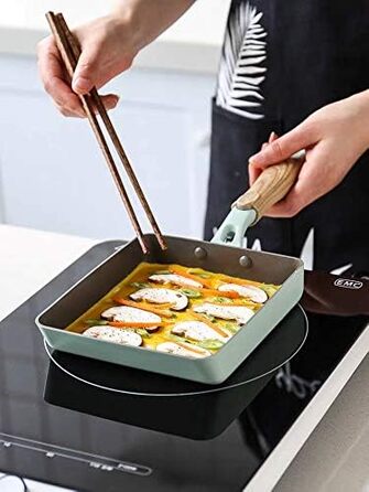 Сковорода Тамагоякі, сковорода для яєць з антипригарним покриттям