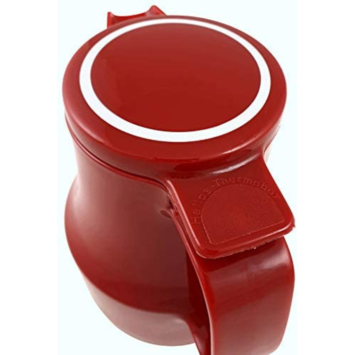 Термос Helios Thermoboy з нержавіючої сталі, 0.6 л, блакитний, для дому та подорожей, миється в посудомийній машині