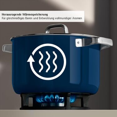 Набір каструль WMF Fusiontec 4 предмети, індукція, нержавіюча сталь, чорний (16/20/24 см) - Німеччина