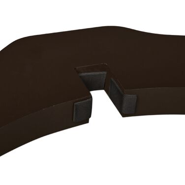 Захисний бар'єр Relaxdays коричневого кольору з дверцятами, 4 секції