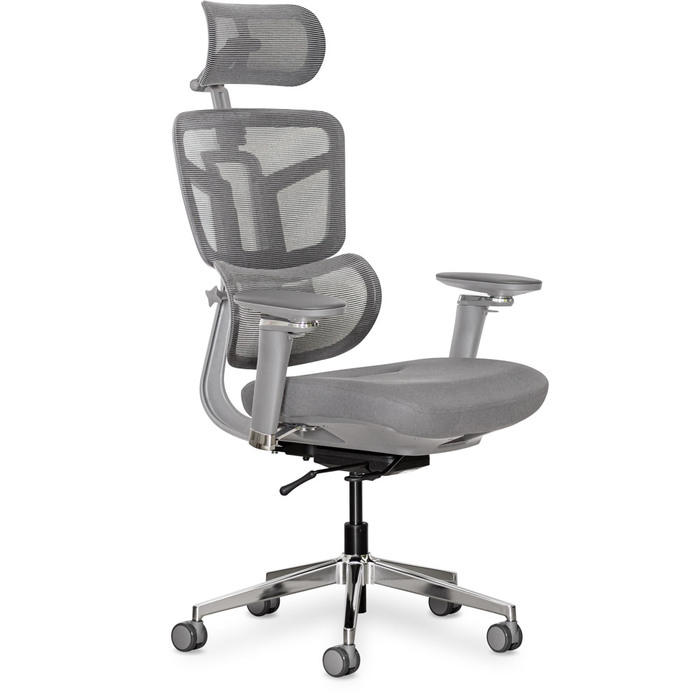 Крісло Mealux S4 Air Fabric Grey (арт. HF-S4 F/G)