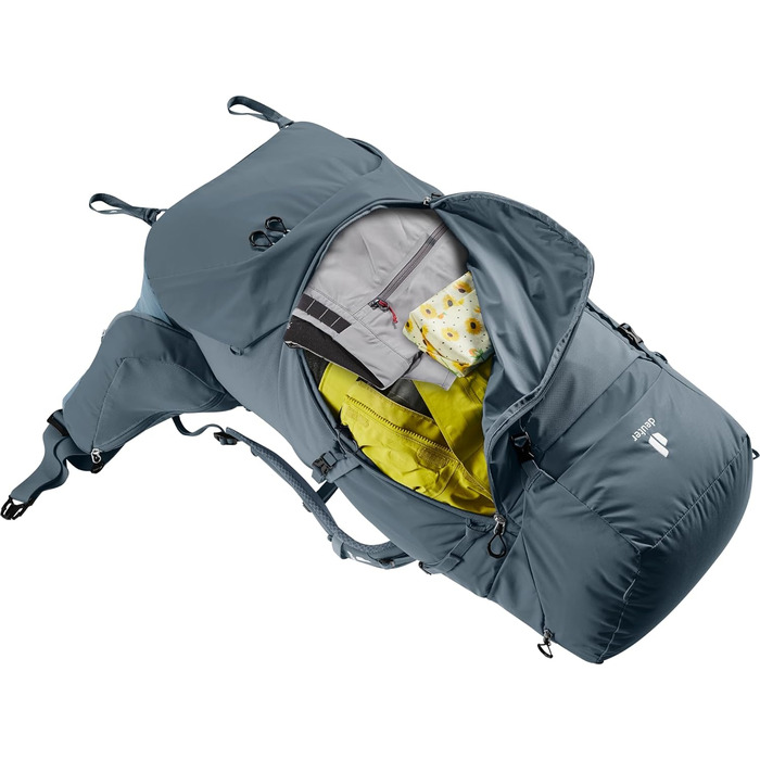 Чоловічий трекінговий рюкзак deuter Aircontact Core 7010 (1 упаковка) (7010 л, графіт-сланець)