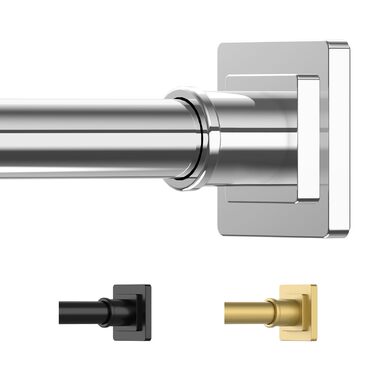 Штанга для душу ENE, 79-200 см, нековзна, натяжна фіксація без свердління, регульована, з нержавіючої сталі