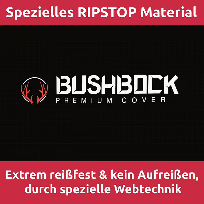 Чохол для мотоцикла BUSHBOCK Premium з верхнім чохлом - стійкий до розривів і водонепроникний