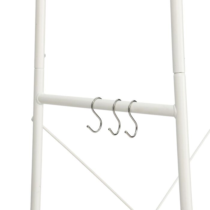 Підставка для одягу Relaxdays з полицею для взуття