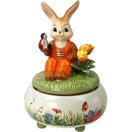 Великодня фігурка Goebel Великодній кролик, порцеляна, 12,5x16,5x13,5 см (11,50x11,50x17 см, різнокольорова)