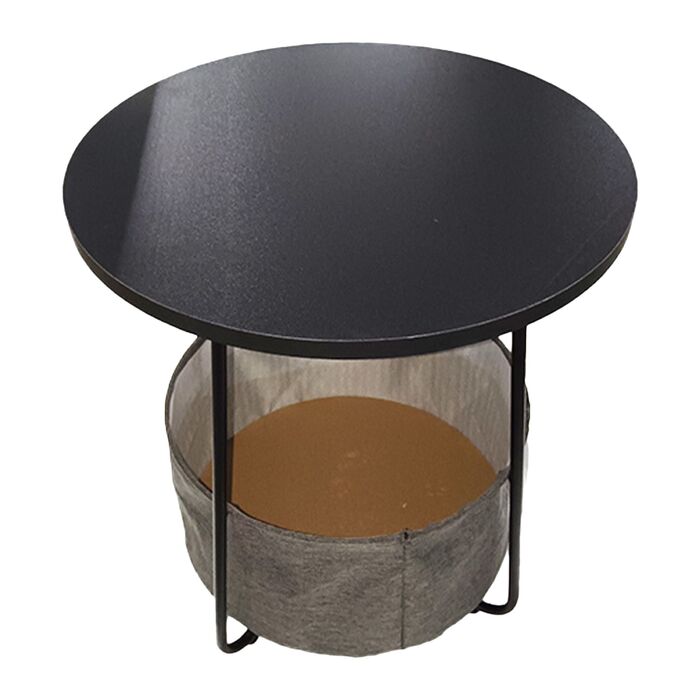 Relaxdays: Приставний столик з кошиком