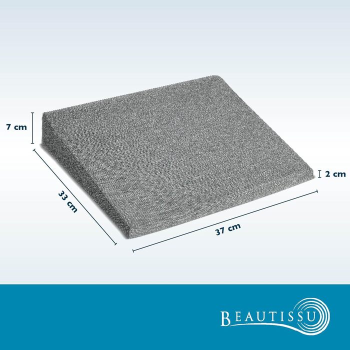 Keilkissen Beautissu BeauErgo – Ergonomічне сидіння для офісного крісла, дому, з антиковзним покриттям