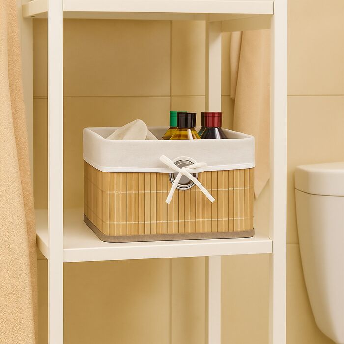 Набір кошиків для зберігання Relaxdays з бамбука