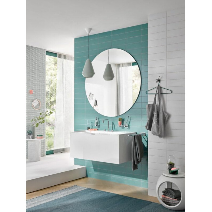 Тримач для рушників Emco Round двосторонній настінний, металевий, для двох рушників, настінний