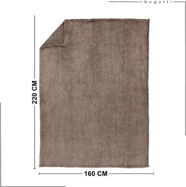 М'яка ковдра темно-сірого кольору, високоякісна марка з фланелевого флісу, тепла та м'яка (160 х 220 см, коричневий), 3300 cuddly blanket XL 160x220