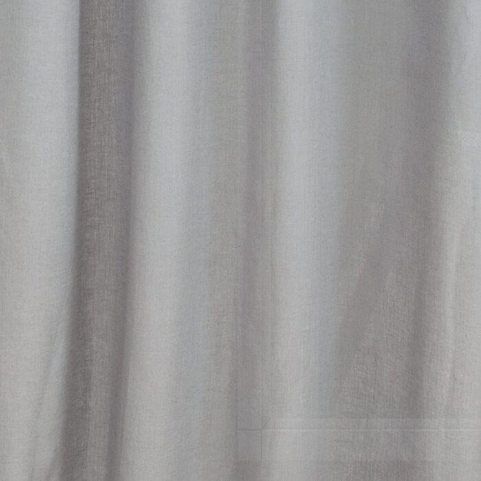 Фіранка URBANARA Fana - з 100 чистого льону, шаль на шнурку-2 комплекти шарфів (140 х 320 см,) (2 комплекти - 140 х 245 см, сірий)