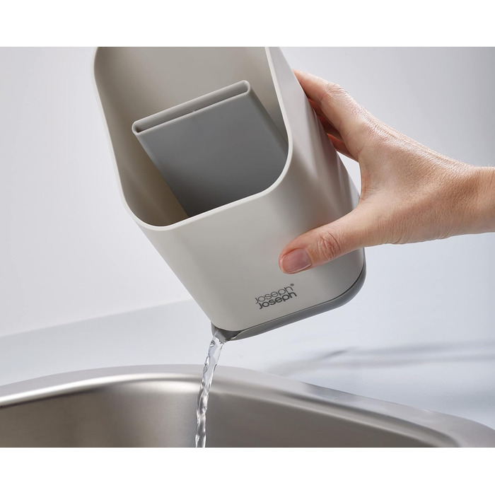 Організатор для ножів та столових приборів Joseph Joseph Duo для кухонної раковини, сірий пластик