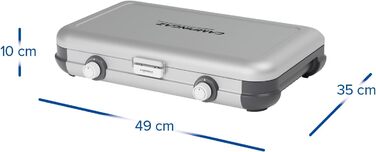 Газовий набір для кемпінгу Campingaz Kitchen 2 | 2-конфортний газовий нагрівач з потужністю 4000 Вт | для кемпінгу та подорожей | сумісний з CV 470 та R-Zylinder