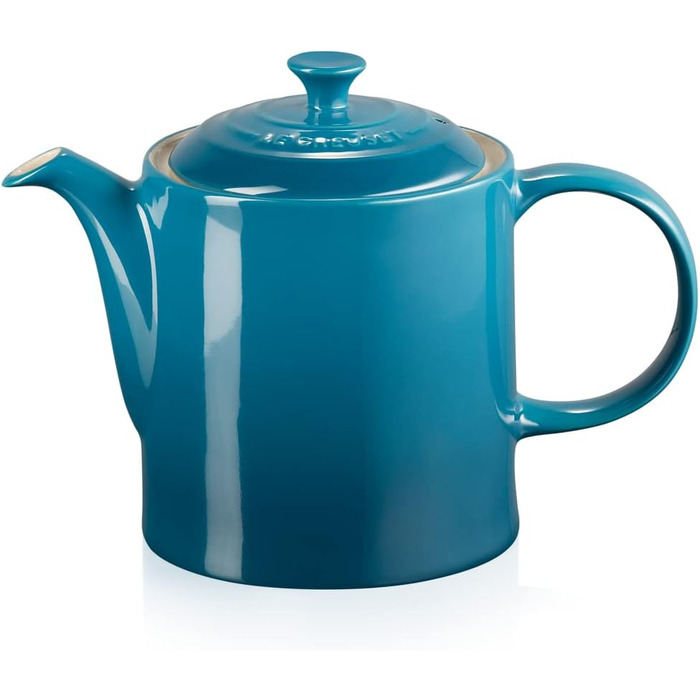 Le Creuset чайник з кераміки 1,3 л, колір меренга, 70703137160000 (Ofenrot)