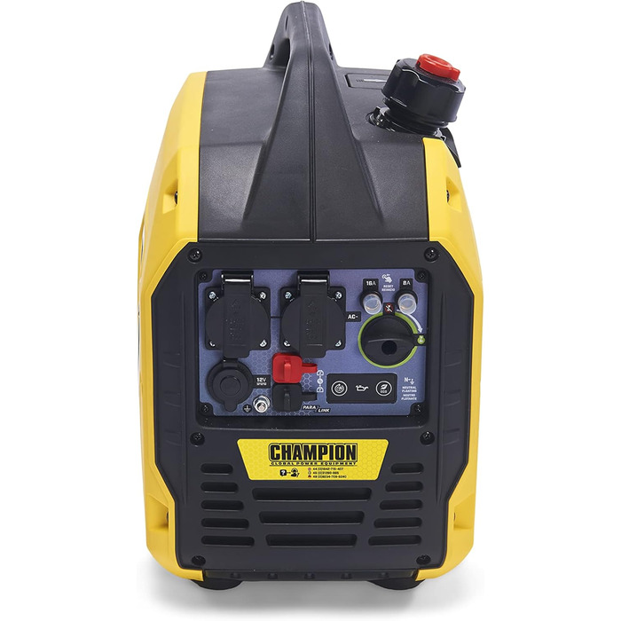 Генератор Champion Power Equipment Mighty Atom 9200i-EU: 2200 Вт, інверторний, бензиновий, 58 дБ, 12V DC та USB