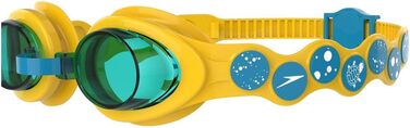 Окуляри для плавання для немовлят Speedo Unisex Kids, жовті/бірюзові/сині, один розмір