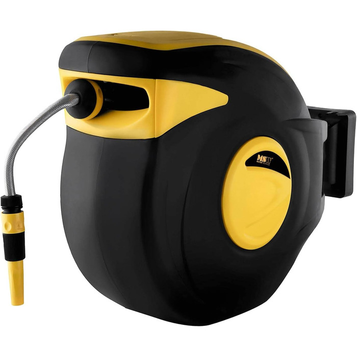 Шланговий барабан MSW PRO-W 20 (20 м) з автозмотуванням, 8 бар, пластиковий корпус