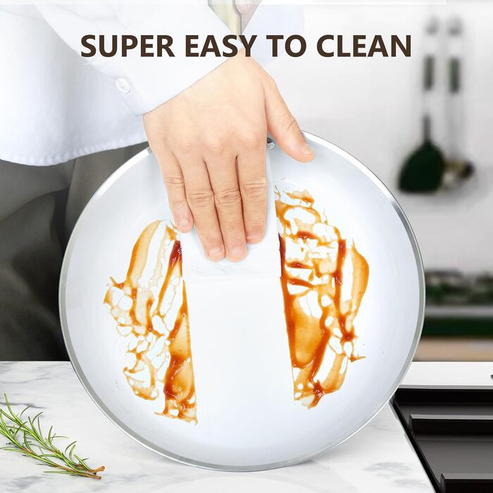 Набір посуду Cooksmart 10 предметів: каструлі, сковороди з антипригарним покриттям, нержавіюча сталь