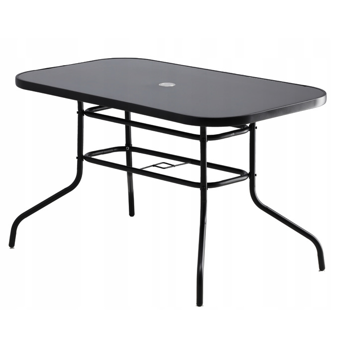 Комплект садових меблів GardenLine, метал, чорний, 5 предметів