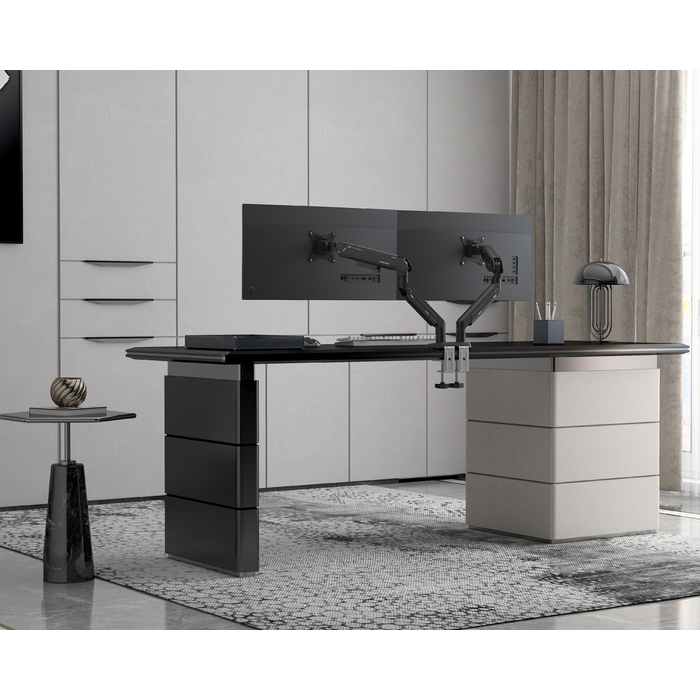 Настільне кріплення для двох моніторів Anda Seat Stealth PRO II Duo 17’’-42’’ Black