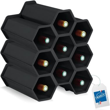 Стійка для вина Stimo на 12 пляшок, пластикова, розширювана, стелаж для напоїв