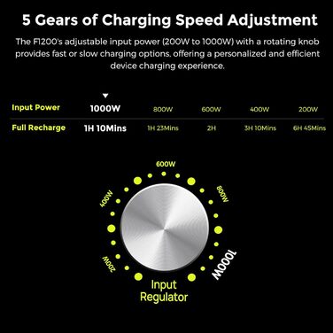 Портативна електростанція FOSSiBOT F2400: 2048Wh LiFePO4, 2400W (4800W пік), 3 розетки 230V, сонячний генератор для дому, кемпінгу та резервного живлення