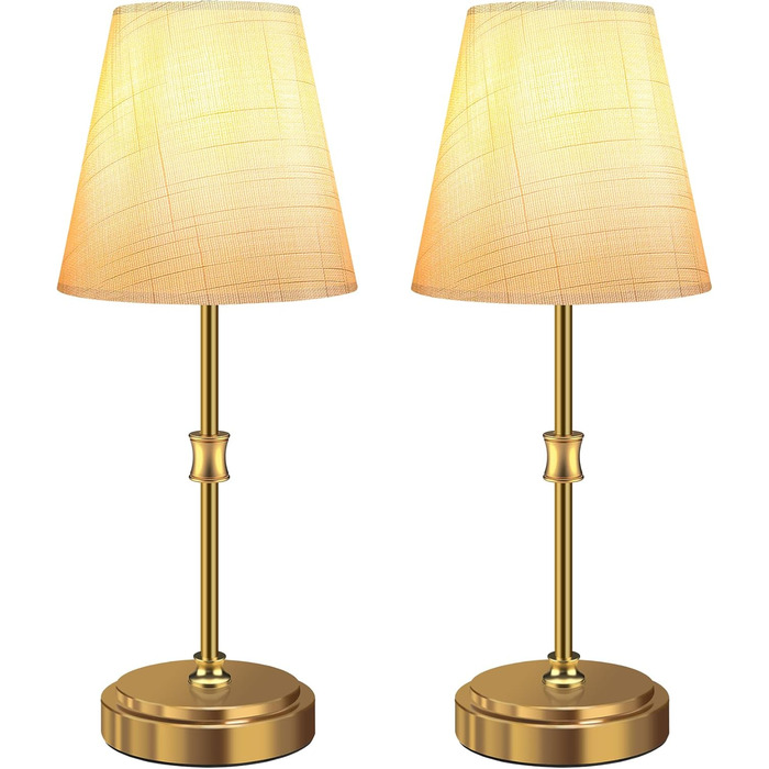 Настільна лампа Totofac 2 шт. з торшером, сенсорне керування, 3 рівні яскравості, тепле біле світло, LED, сучасний дизайн, ручна робота, для спальні, вітальні, офісу