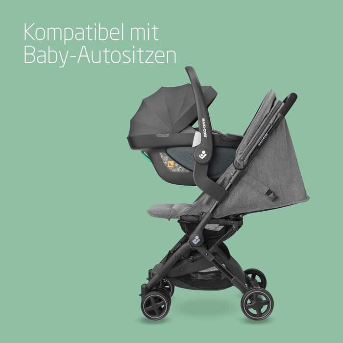 Дитяча коляска Maxi-Cosi Lara2 Select Grey - легка, компактна, 3 положення, до 22 кг