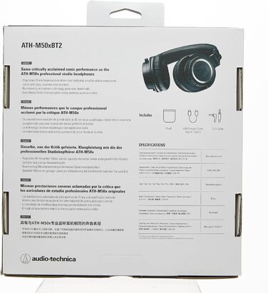 Бездротові Bluetooth-навушники Audio-Technica M50xBT2 чорний