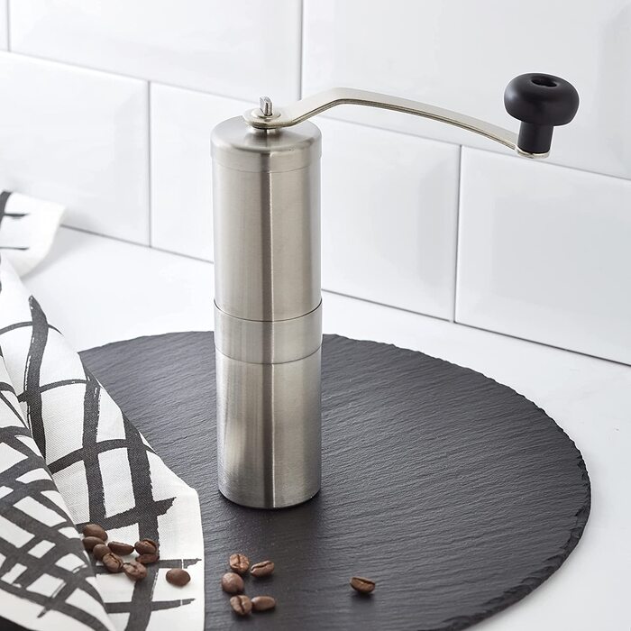 Porlex Tall - ручна кавомолка, срібна