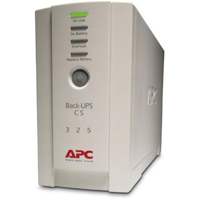 ДБЖ APC Back-UPS CS - BK650EI - джерело безперебійного живлення 650 ВА (4 виходи IEC, захист від перенапруг) (вихідна потужність 325 ВА, одинарний)