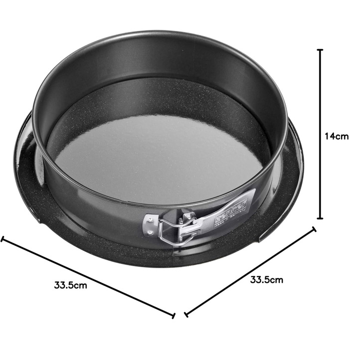 Форма для випічки Zenker Springform Deluxe Ø 28 см з кришкою, чорна металік, 1 шт.