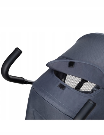 Прогулянкова коляска MoMi AKIRA, сіра, 6,70 кг, з дощовиком та москітною сіткою