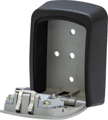 ABUS KeyGarage 787 - ключниці настінна для ключів та дрібних цінностей, чорно-срібна (набір 2 шт.)