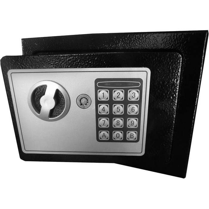 Сталевий сейф Hyfive Safebox для дому та офісу: цифровий замок, 2 ключі, підвищена безпека