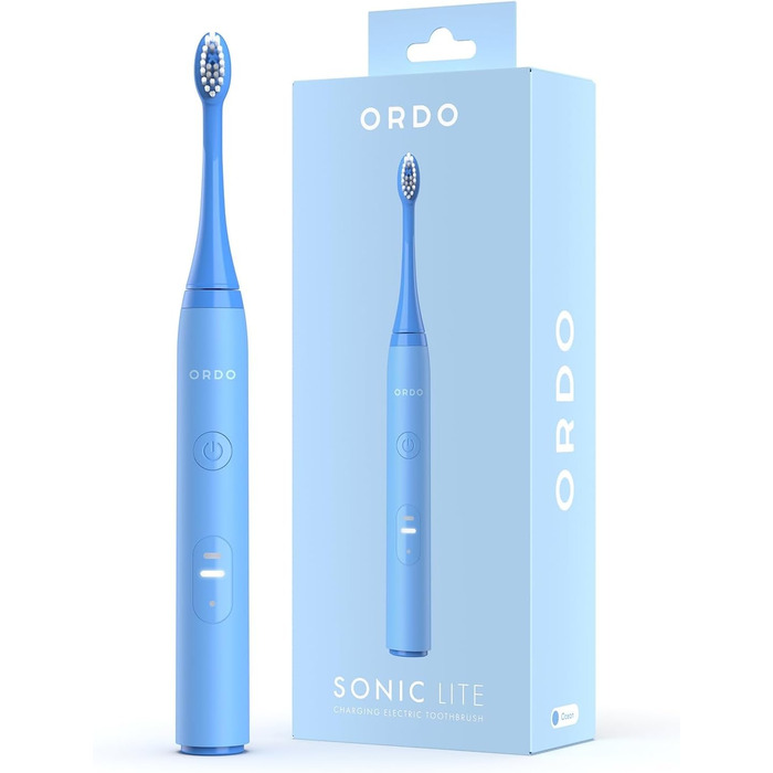 Електрична зубна щітка Ordo Sonic Lite, 35 000 імпульсів/хв, для дорослих, 5+ тижнів роботи, USB-C, блакитна