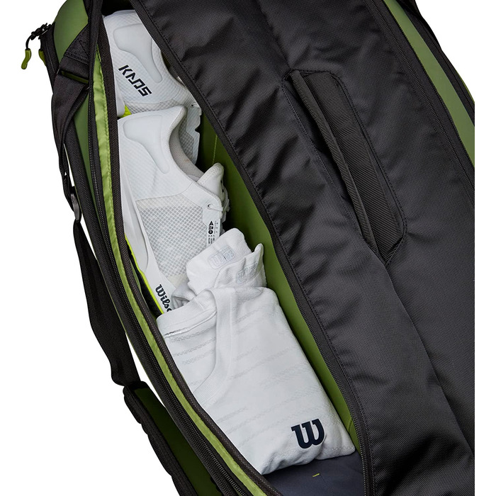 Тенісна сумка WILSON Super Tour Blade, 9 шт. зеленого кольору
