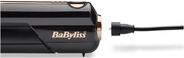 Випрямляч Babyliss 9000U акумуляторний, випрямляч для волосся з акумулятором -RRP199- Керамічні пластини для прямого волосся, 15 сек. швидкий нагрів, випрямлення волосся 200C max, без кабелю, 500 гр світло