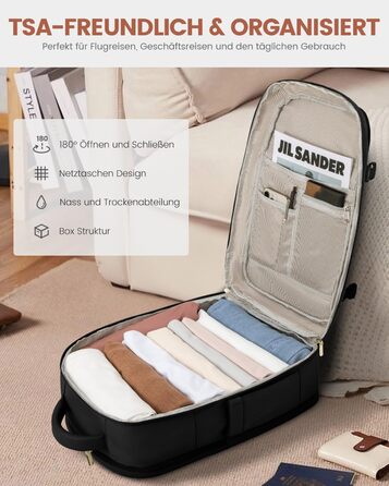 Рюкзак для ручної поклажі LOVEVOOK 40L, для ноутбука 17