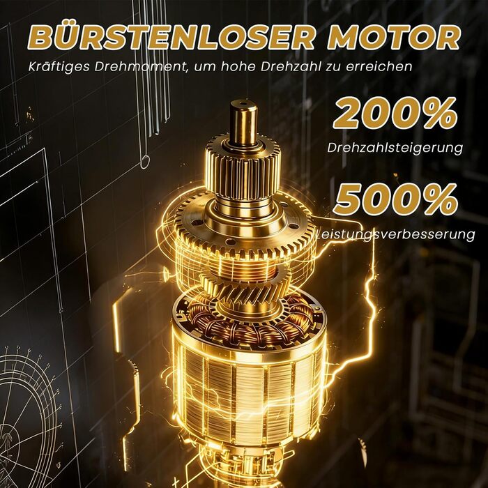 Акумуляторний ручний пилосос HOVIN для авто та дому, потужність 24000 Па, 3 режими роботи, бездротовий, чорно-золотий
